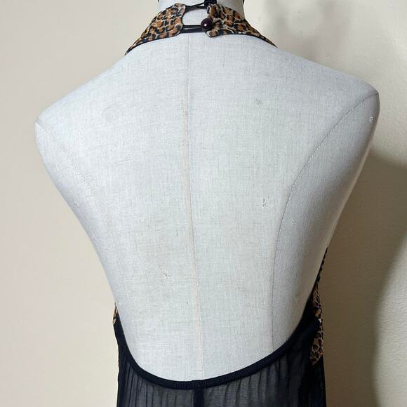 Vintage y2k miss california cheetah print maxi dress - Picture 3 of 8